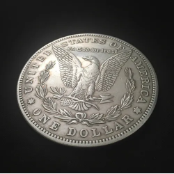 pièce géante morgan dollar pour la magie