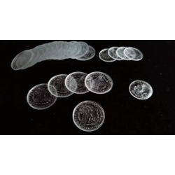 Transparent Coin close-up